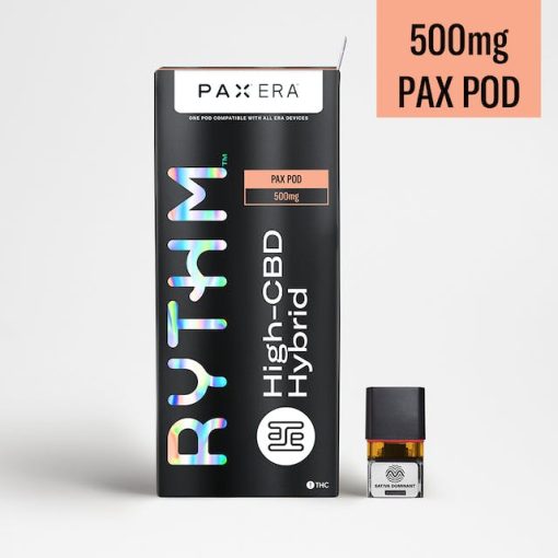 RYTHM High-CBD Hybrid PAX Pod Doc Brownie 500mg