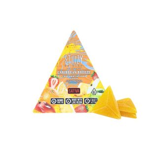 CARIBBEAN BREEZE STIIIZY EDIBLES - 90MG GUMMY TRIANGLES