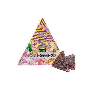 FRUIT PUNCH SPLASH STIIIZY EDIBLES - 90MG GUMMY TRIANGLES