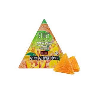 MANGO TANGO STIIIZY EDIBLES - 90MG GUMMY TRIANGLES