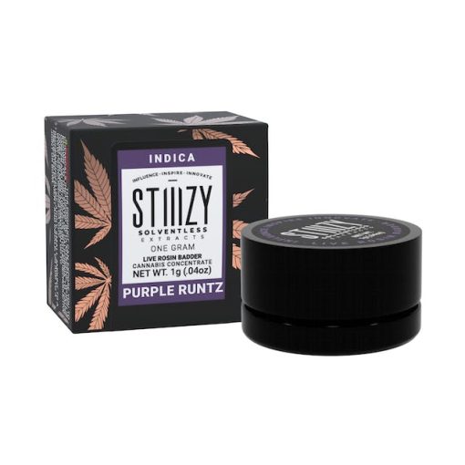 PURPLE RUNTZ - SOLVENTLESS LIVE ROSIN BADDER 1G