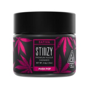 PUSH POP - 3.5G STIIIZY FLOWER JAR - SATIVA