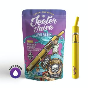 Jeeter Juice Disposable Live Resin Straw - Durban Poison