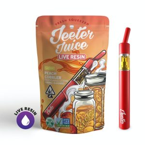 Jeeter Juice Disposable Live Resin Straw - Peach Cobbler