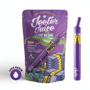 Jeeter Juice Disposable Live Resin Straw - Purple Pesos