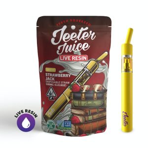 Jeeter Juice Live Resin Disposable Straw - Strawberry Jack