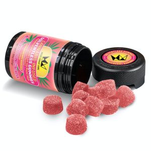 Strawberry Banana Flavored Solventless Gummies - 10x 10mg/gummy