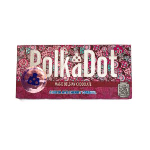 Polkadot chocolate cherry cordial – psilocybin infused chocolate bar Dispenseroo