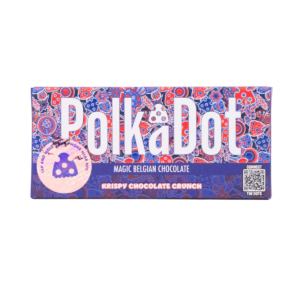 Polkadot krispy chocolate crunch – psilocybin infused chocolate bar Dispenseroo