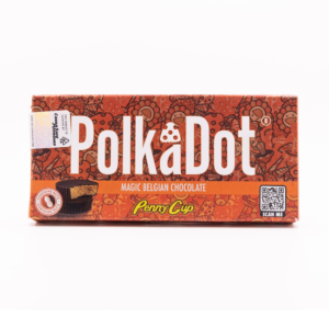 Polkadot penny cup – psilocybin infused chocolate bar Dispenseroo